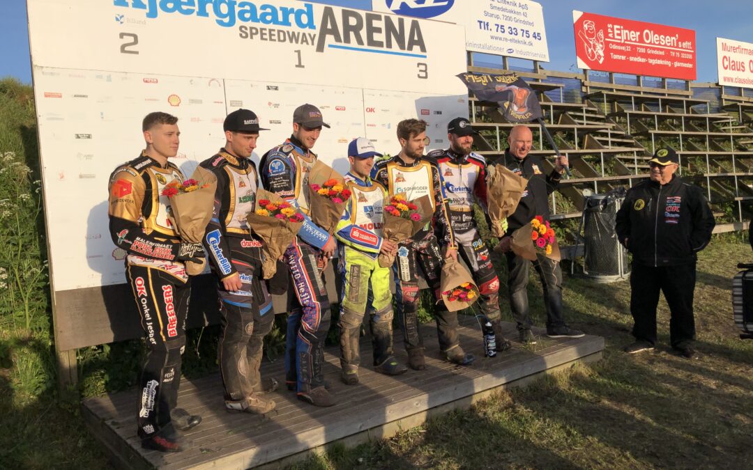 Holsted Tigers vinder på Kjærgaard Speedway Arena I Grindsted…