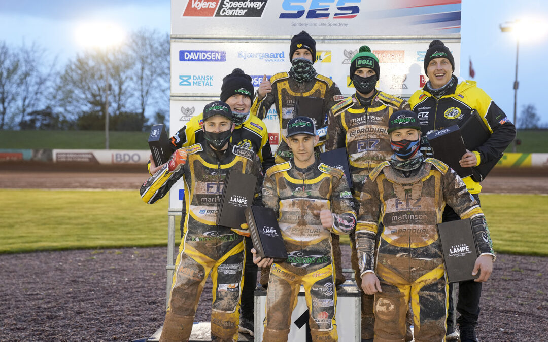 Slangerup Speedway vinder på Vojens Speedway Center…