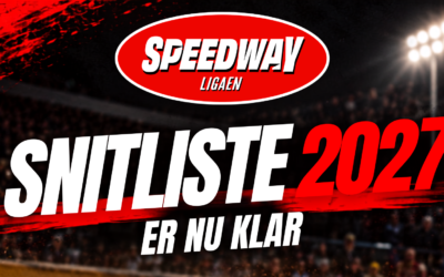 Den nye snitliste til SpeedwayLigaen 2027 er nu klar